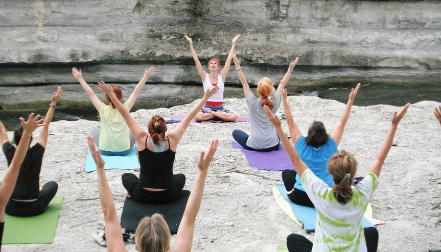 Yoga class