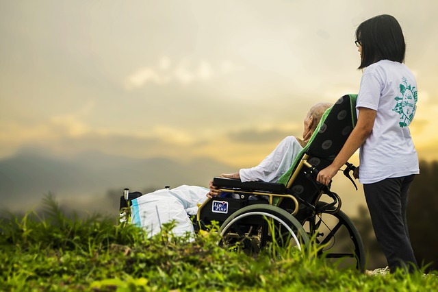 elder in wheelchair